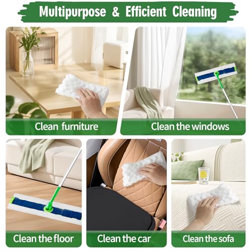 Heavy Duty Dry Sweeping Cloths for Swiffer XL Mop - 80 Count - Pet & Floor Cleaning Refills