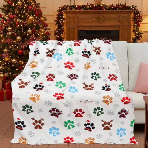 Christmas Throw Blanket 50x60 In Ultra Soft Cozy Decor for Sofa Bed