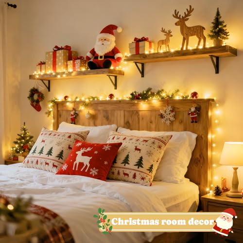 JMEXSUSS USB Fairy Lights 33ft Warm White 100 LED for Bedroom Decor