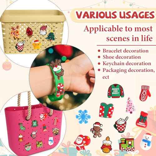 Advent Calendar 2025 Shoe Charms for Kids Boys Girls 24 Days Christmas Countdown Calendar Wristband Clogs Decorations for Shoes