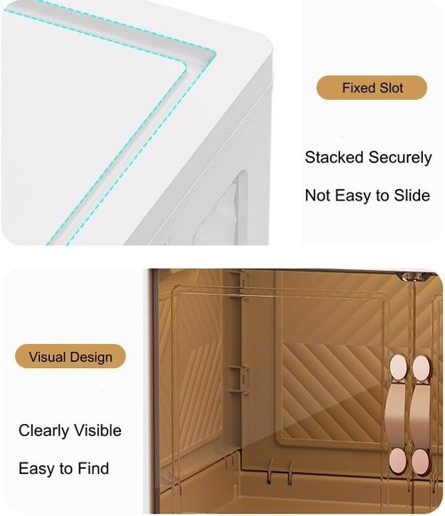 Collapsible Storage Bins by [Brand Name] - 11.5 Gal Plastic Boxes with Lids & Wheels | Stackable for Home & Office