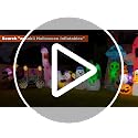 5Ft Halloween Inflatable Dog Decor with LED Lights Outdoor Yard Decoration