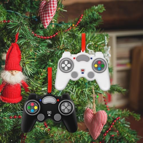 Tevxj 2026 Video Game Christmas Ornaments - Personalized Video Game Controller Ornament (2pc)