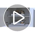 White Expandable Pull Out Cabinet Organizer - Adjustable Width 12.4-20.27 Inches, 4 Pack