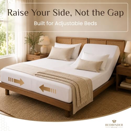 Bedbinder Deluxe Split King Bed Bridge for Adjustable Bed - S, M, L, XL