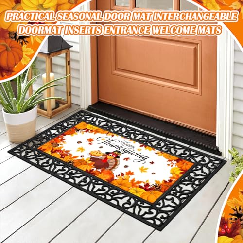 Klyyo Clyro 12-Piece Seasonal Doormat Insert Set for Holidays & All Seasons
