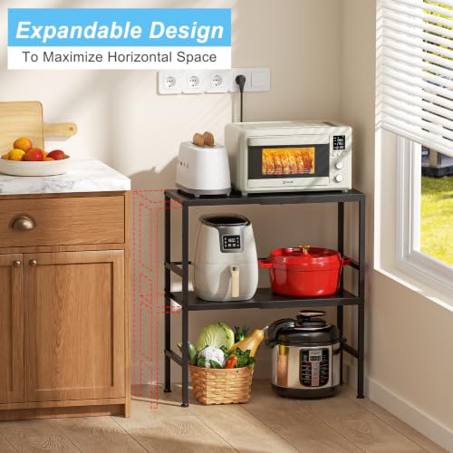 2-Tier Adjustable Metal Storage Shelves - Heavy Duty Utility Rack 11.8"D x 28.3"W x 30.9"H