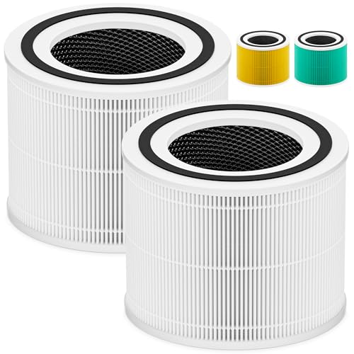 PETOX White 2 Pack 240 Replacement Air Filters for PuroAir 240 Air Purifier