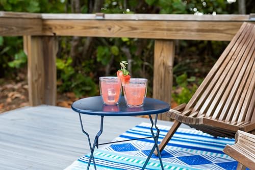 Tervis Clear & Colorful Tabletop Made in USA Double Walled Insulated Tumbler Travel Cup Keeps Drinks Cold & Hot, 24oz, Red
