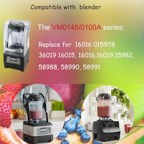 48oz Blender Pitcher Jar Compatible with Vitamix VM0145 & More - Food-Grade BPA-Free