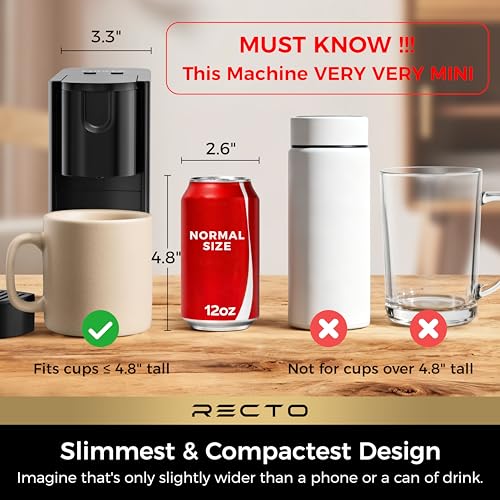 CHULUX RectoCafé Espresso Machine for Nespresso Pods - Black