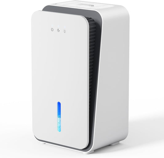 Skiennix Dehumidifier | 1000 Sq. Ft. Home & Basement Unit with Auto Shut Off & Aromatherapy Diffuser