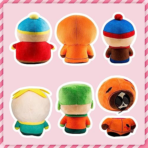 6Pcs Anime Plush Toys Soft Dolls Cute Pillow Stuffed Animals for Kids & Fans