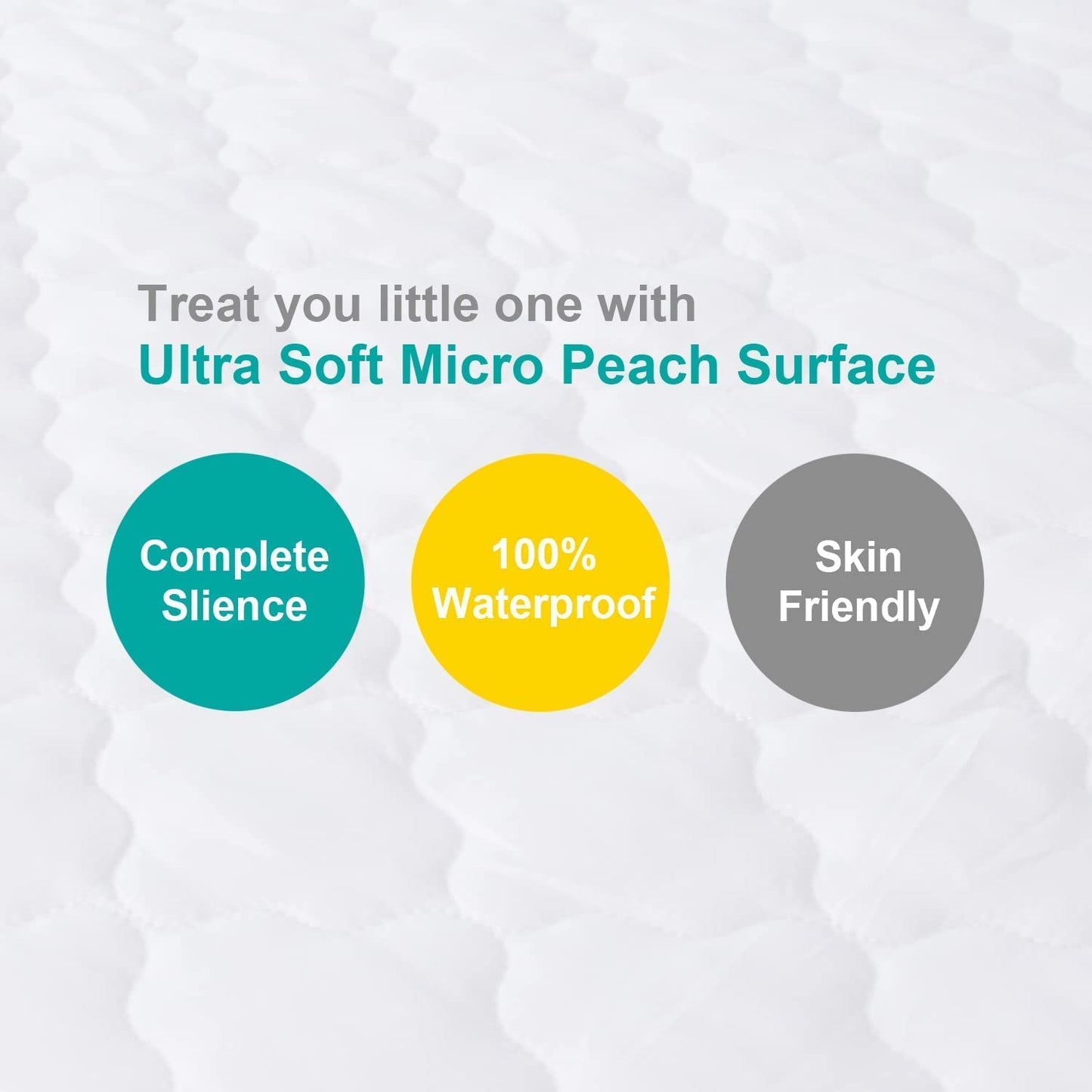 Skiennix Mini Crib Mattress Protector - Waterproof & Breathable Fitted Sheets | 38'' x 24'' - 2 Pack