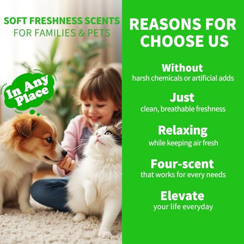 4-Pack Soy Scented Candles Set - Odor Elimination & Home Fragrance - Brown Variation