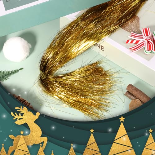 2000pcs Christmas Tinsel Icicle Strands for Tree Decoration, Holiday & Party Decor