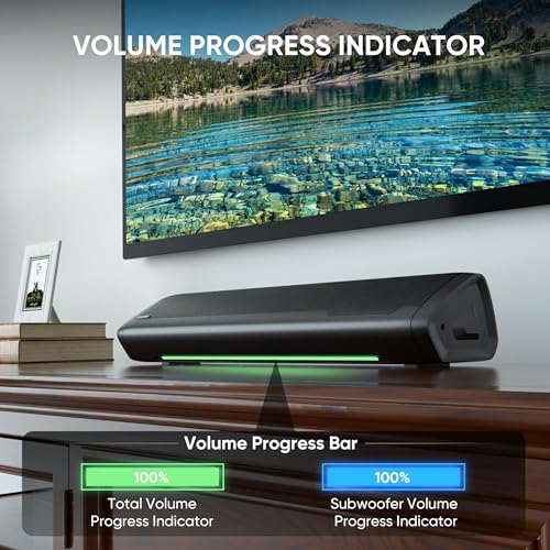 Home Theater Sound Bar with Subwoofer for TV and PC, Surround System