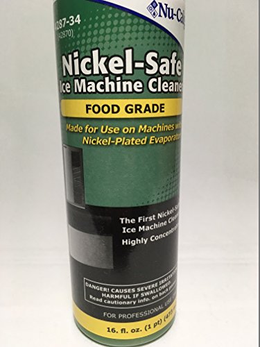 Nu-Calgon Nickel-Safe Ice Machine Cleaner 2 Pack, 16 oz Bottles