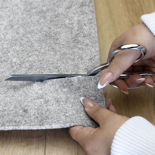 2x12 Rug Pad - 1/4 Inch Thick Felt and Rubber Non-Slip Rug Underlay - Rectangular