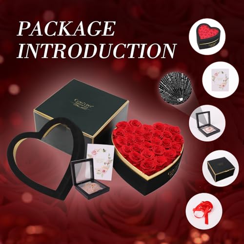 Preserved Roses Flowers for Delivery 27 Pcs, Mothers Day Rose Gifts