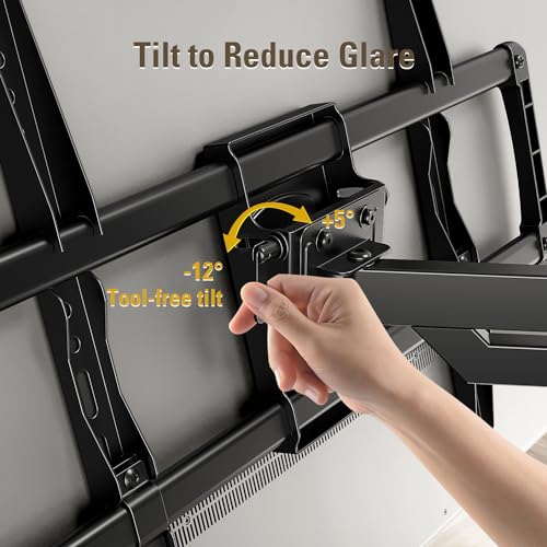 Mounting Dream Long Arm Wall Mount for 37-75 Inch TVs, 24" Studs, Up to 100lbs