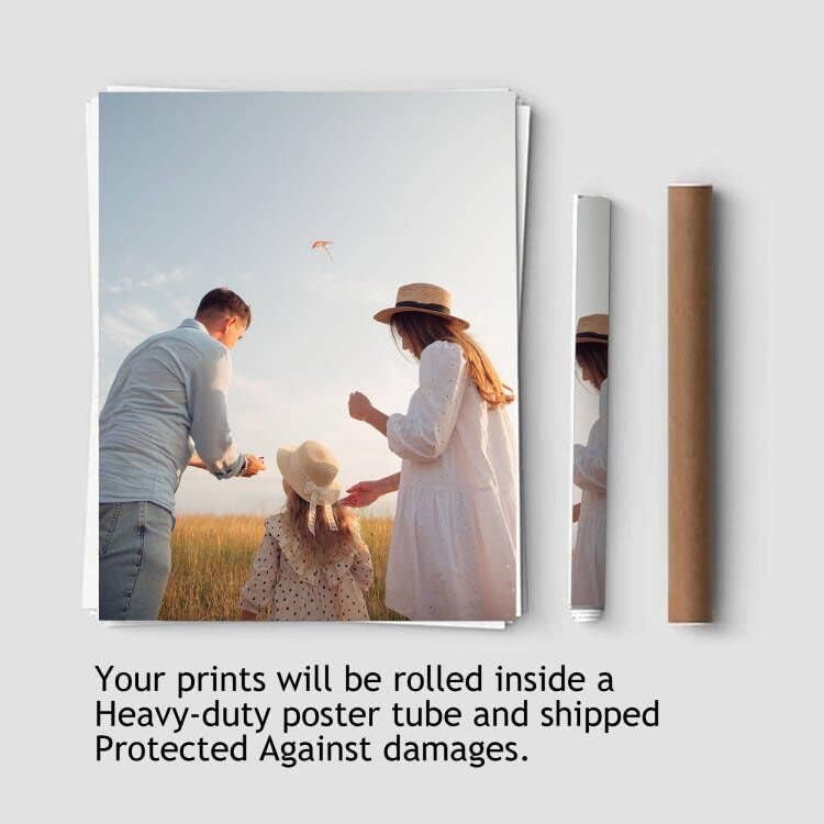 wall26 Custom Poster Prints - Personalized Photo Wall Art | Durable, Waterproof - 11x14 Inches