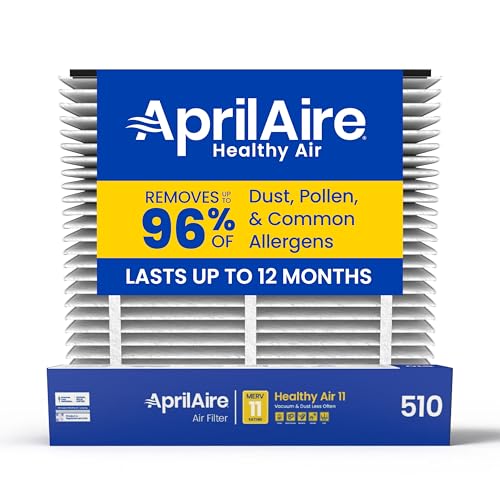 AprilAire 510 Replacement Air Filter for Whole House Air Purifier - Pack of 1, MERV 11, 31x28x4