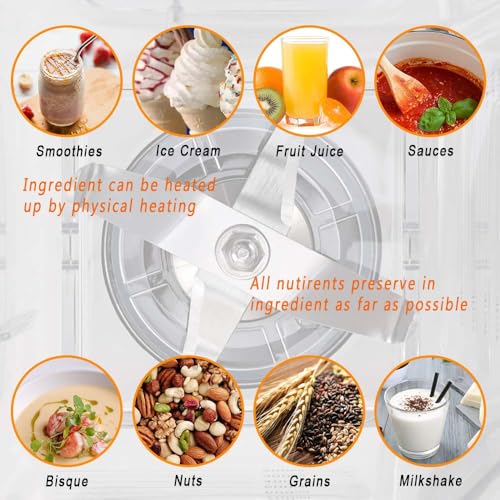 90oz Blender Jar Replacement for Blendtec Food-Grade BPA-Free Container