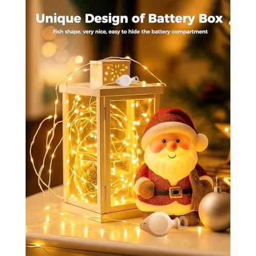 btfarm 6 Pack Fairy Lights Battery Operated, 7FT 20 LED Mini String Lights Waterproof Silver Wire for Mason Jars Centerpiece Table Crafts Bedroom Christmas Decoration, Warm White