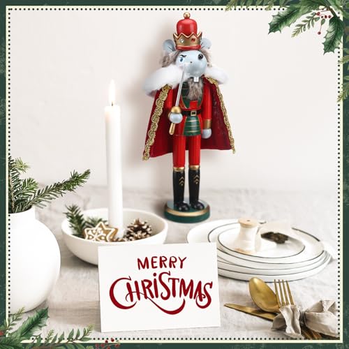 Mouse King Nutcracker 12 Inch Wooden Christmas decor – Yousoontic Mouse King