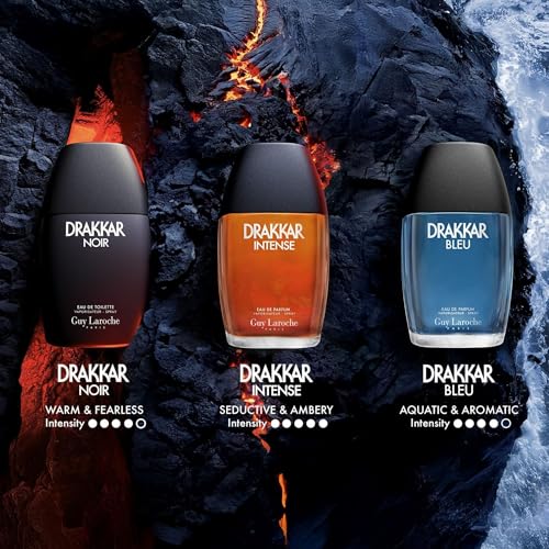 Drakkar Noir Men’s Eau de Toilette - Intense Aromatic Fougere Fragrance 6.76 Fl Oz