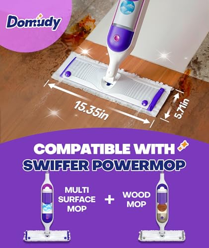 52 Count Deep Clean Mop Refill Pads for Swiffer Power Mop - Multi-Surface