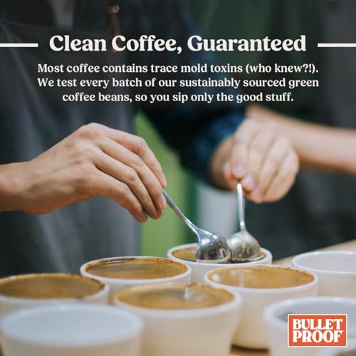 Medium Roast Whole Bean Coffee 5lb Pack - Bulletproof Original Blend, 80 Ounce, Toxin-Free, Arabica Beans