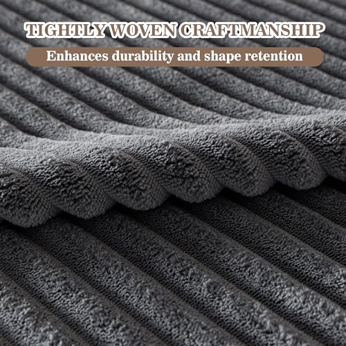 Waterproof Couch Cover for Dogs - Non-Slip Sectional Sofa Protector, 35x82.7 Dark Grey