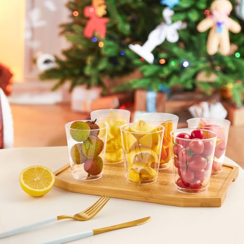 10 Oz Disposable Clear Plastic Cups - 300 Pack, Party & Event Use