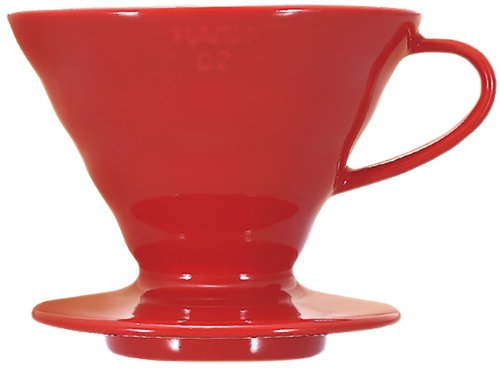 Hario VDCR-02R V60 02 Coffee Dripper Ceramic Red Coffee Drip for 1-4 Cups