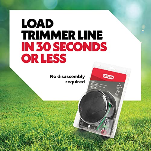Oregon Universal Trimmer Head Replacement for Gas & Electric Trimmers - Easy to Install, 15 ft Line Capacity, Fits Most Brands - Replacement Parts