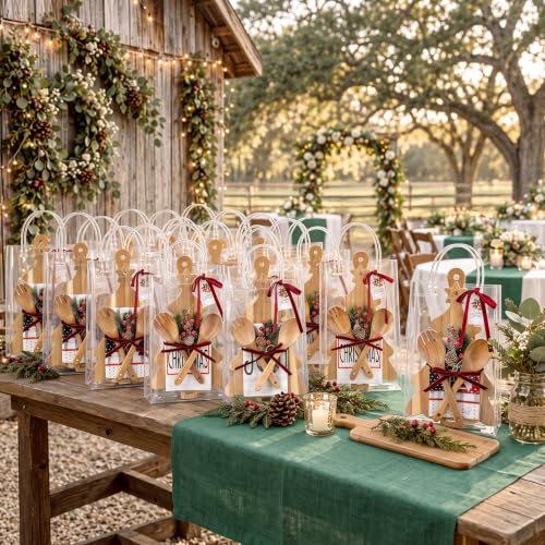 Acellegic 30 Pcs Christmas Kitchen Gift Set with Cutting Boards & Utensils, Cute Holiday Decor