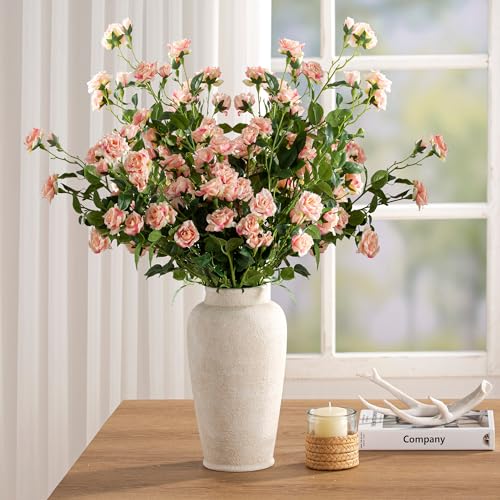 Ooit 11-Inch Rustic Ceramic Flower Vase Tall Farmhouse Home Decor