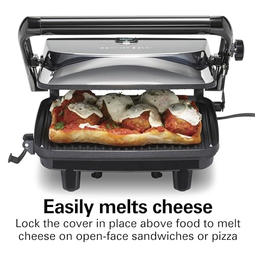 Chrome Finish 8x10 Inch Nonstick Panini Press & Sandwich Maker