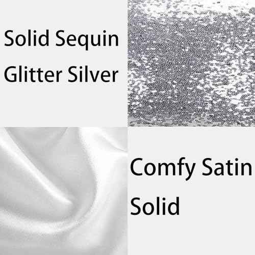 12X20 in Glitter Sequin Throw Pillow Cover Sham Case Cushion Covers Pattern Zipper Pillowslip Pillowcase for Bed Room Sofa Couch Chair Back Seat