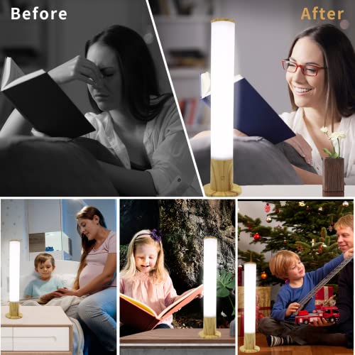 VUSIHOO 10,000 Lux UV-Free Sunlight Therapy Lamp with 3 Color Temperatures & Adjustable Brightness