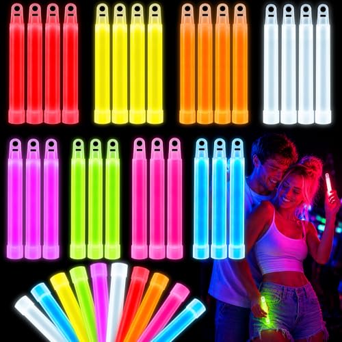 200Pcs Glow Sticks - 4 Inch Waterproof Glow-in-the-Dark Party Favors, Kids Safe Bulk Pack - Variation of THIS listing