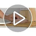 White and Gold 15-Piece Knife Block Set - High-Carbon Stainless Steel Kitchen Knives