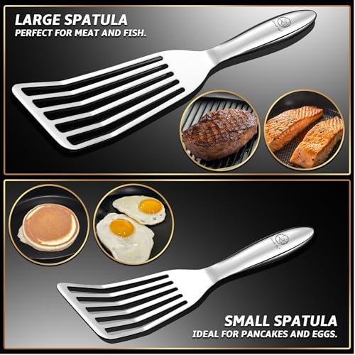 Gourmet Easy Fish Spatula Set - Ultra-Thin Edges for Flipping & Turning, Original