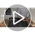 Chef Sac Night Black Professional Knife Bag Backpack with 30+ Pockets