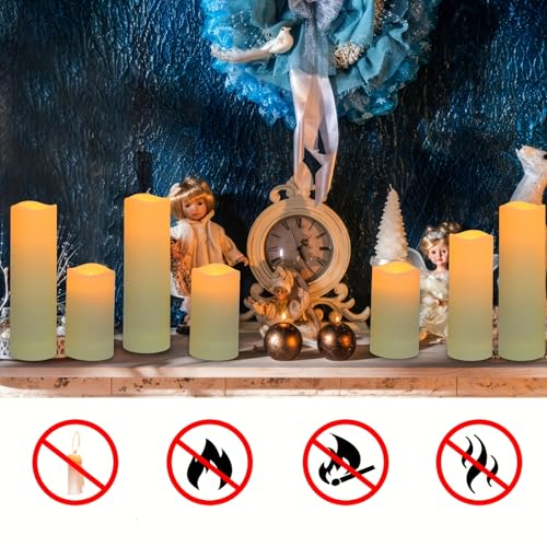 48 Pack Flameless Candles with Remote & Timer - Waterproof Battery Operated Home Decor