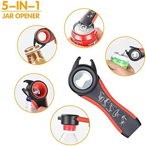 Skiennix Jar Opener - Effortless Bottle & Can Opener for Seniors | Ideal for Arthritis & Low Strength Hands