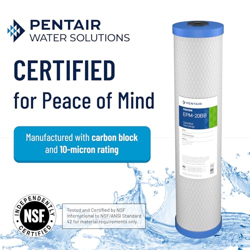 20-Inch Big Blue Carbon Water Filter Cartridge - Pack of 1
