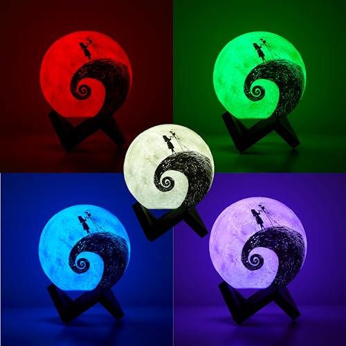 Nightmare Before Christmas LED Mood Light with Jack Skellington – Idea Nuova, Battery Operated (Pack of 1)